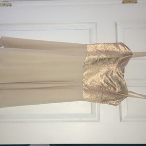 express gold dress